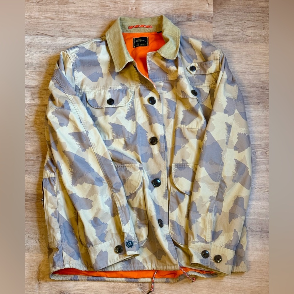 LL Bean x Todd Snyder Men's Maine Camo Four Pocket Fishing Jacket sz Large L